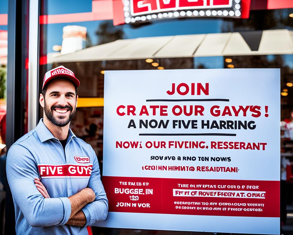 Five Guys contratação