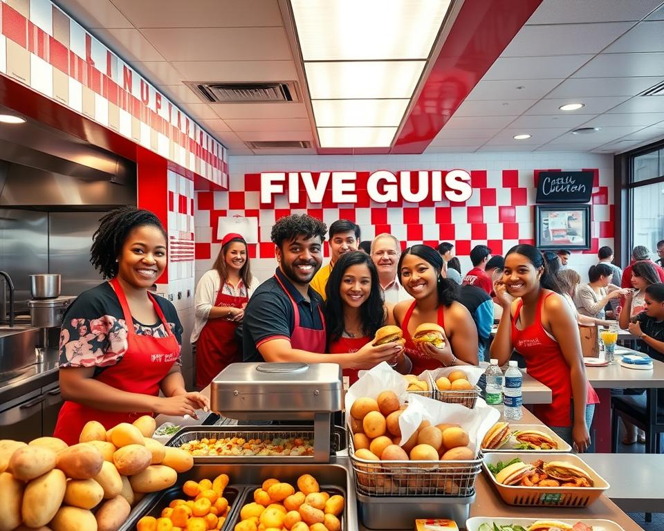 Five Guys Te Necesita